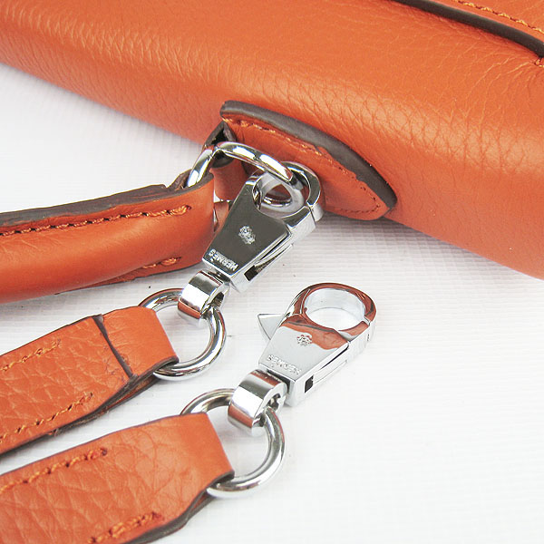 High Quality Hermes Kelly 35cm Togo Leather Bag Orange 6308 - Click Image to Close